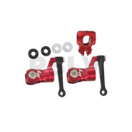 LX0530  Lynx Heli Innovations MCPX-BL DFC Head Set Red Devil